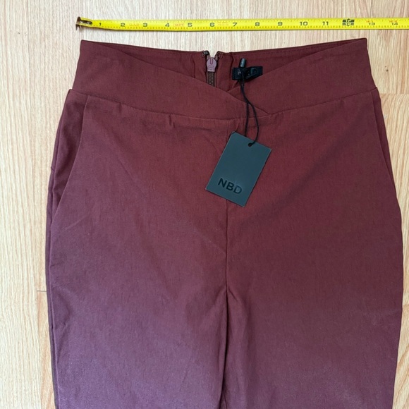 SOLD NEW NBD Denzel Pants in Chocolate Brown Size Small - Picture 6 of 6